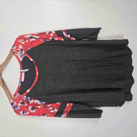 LUQ Tops - LUQ Blouse Gray XL